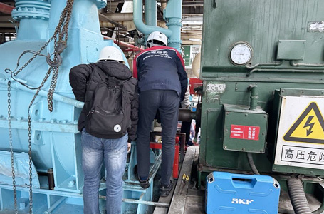 急客户所急 - ky体育技术工程师赴神华福能解决技术难题